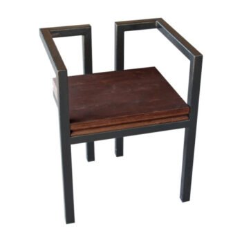 Ahşap Sandalye Modern Bar Sandalyesi Metal Tabure