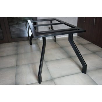 Siyah Metal Mobilya Ayağı Mermer Masa Ayağı Ahşap Masa Ayağı - Görsel 3