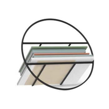 Metal Dergi Düzenleyici Masaüstü Organizer Kitaplık - Görsel 3