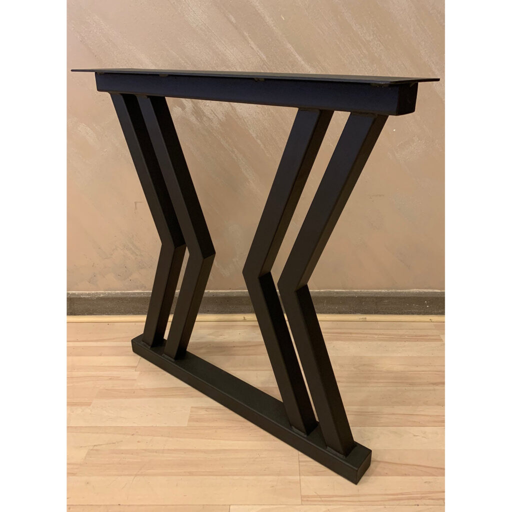 Masa Ayağı Siyah Metal Tasarım Yemek Masası Ayağı