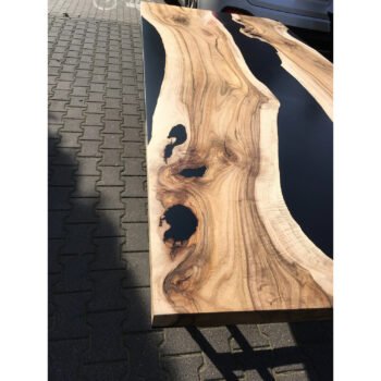 Ahşap Epoxy Masa Doğal Ahşap Epoksi Masa - Görsel 6