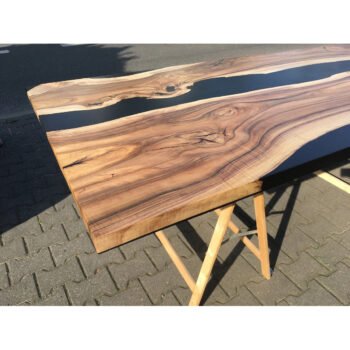 Ahşap Epoxy Masa Doğal Ahşap Epoksi Masa - Görsel 8