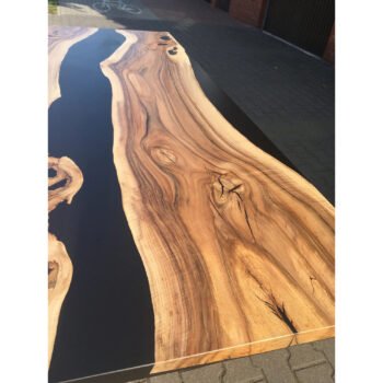 Ahşap Epoxy Masa Doğal Ahşap Epoksi Masa - Görsel 10
