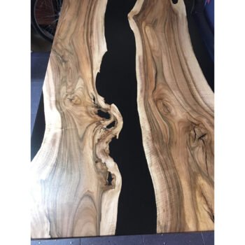 Ahşap Epoxy Masa Doğal Ahşap Epoksi Masa - Görsel 4