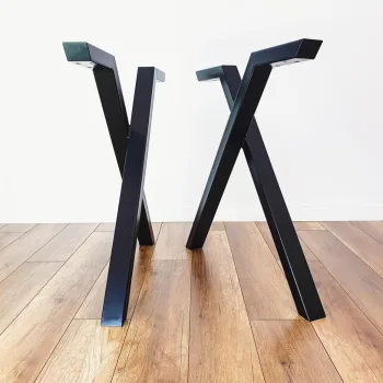 Çalışma Masası Ayağı Metal Masa Ayağı Fiyatı X Model Ayak - Görsel 5