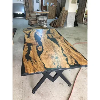 Epoksi Reçine Masa Epoxy Masa Epoksi Ahşap Masa - Görsel 2