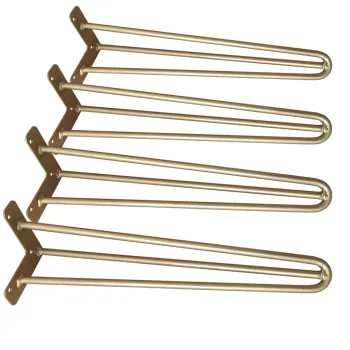 Gold Metal Masa Ayağı Metal Yemek Masası Ayağı Sehpa Ayağı - Görsel 2