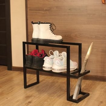 Katlı Ayakkabılık Metal Ayakkabı Düzenleyici Ayakkabılık Dolabı - Görsel 4