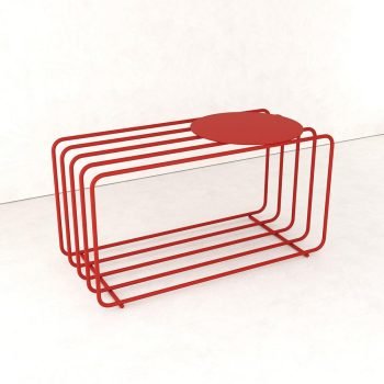 Oturaklı Ayakkabılık Metal Ayakkabılık Kapı Önü Ayakkabılık - Görsel 3