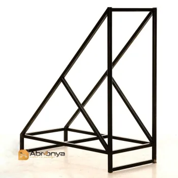 Soba Yanına Odunluk Odun Kovası Metal Odunluk Şömine Yanına Odunluk - Görsel 3