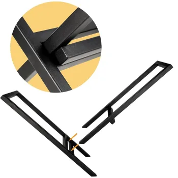 Şömine Kenarı Odunluk Metal Odunluk Odun Kovası - Görsel 7