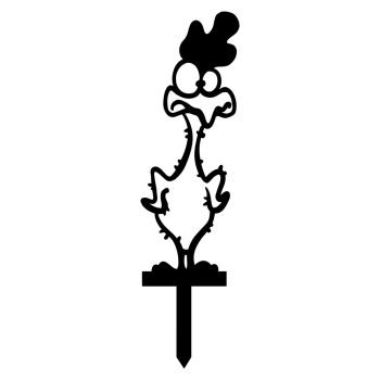 Bahçe Dekor Metal Tasarım Beep Beep Kuşu Bahçe Süsü - Görsel 3