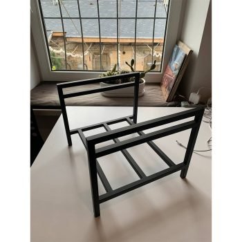 Metal Plaklık Dekoratif Dergilik Mini Kitaplık - Görsel 3
