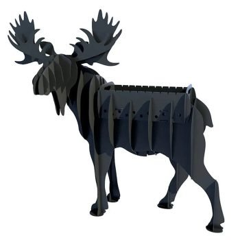 Ala Geyik Şeklinde Mangal Kömürlü Barbekü Metal Ala Geyik Mangal