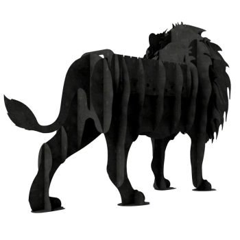 Aslan Et Mangal Kömürlü Barbekü Metal Aslan Şeklinde Mangal - Görsel 3