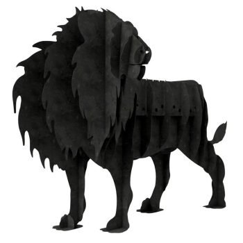 Aslan Et Mangal Kömürlü Barbekü Metal Aslan Şeklinde Mangal