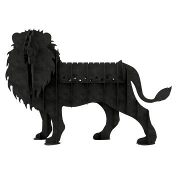 Aslan Et Mangal Kömürlü Barbekü Metal Aslan Şeklinde Mangal - Görsel 5