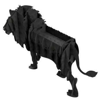 Aslan Et Mangal Kömürlü Barbekü Metal Aslan Şeklinde Mangal - Görsel 6