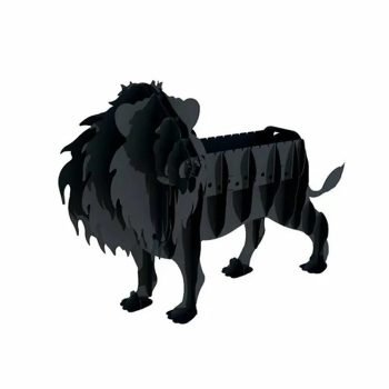 Aslan Görünümlü Mangal Kömürlü Barbekü Metal Aslan Şeklinde Mangal - Görsel 2
