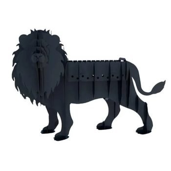 Aslan Görünümlü Mangal Kömürlü Barbekü Metal Aslan Şeklinde Mangal - Görsel 3