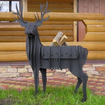 Geyik Mangal Metal Geyik Şeklinde Mangal Kömürlü Barbekü