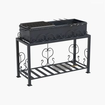 Metal Mangal Kömürlü Barbekü 100 cm İmalatı ve Üretimi - Görsel 2