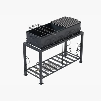 Metal Mangal Kömürlü Barbekü 100 cm İmalatı ve Üretimi