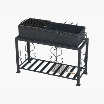 Metal Mangal Kömürlü Barbekü 100 cm İmalatı ve Üretimi - Görsel 3