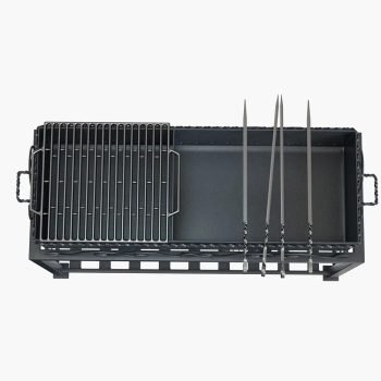 Metal Mangal Kömürlü Barbekü 100 cm İmalatı ve Üretimi - Görsel 7