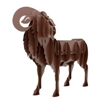 Koç Mangal Kömürlü Barbekü Metal Koç Şeklinde Mangal - Görsel 4