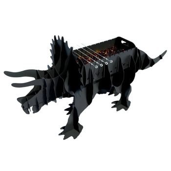 Dinazor Şeklinde Mangal Kömürlü Barbekü Metal Dinazor Mangal