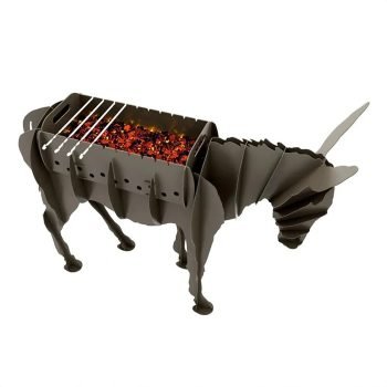 Eşek Şeklinde Mangal Kömürlü Barbekü Metal Eşek Mangal