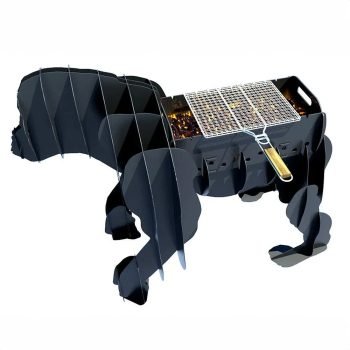 Goril Şeklinde Mangal Kömürlü Barbekü Metal Goril Mangal - Görsel 2
