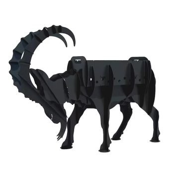 Keçi Şeklinde Mangal, Kömürlü Barbekü, Metal Keçi Mangal - Görsel 4