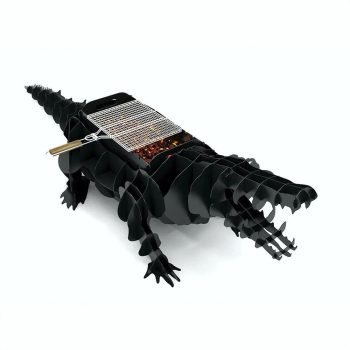 Timsah Şeklinde Mangal, Kömürlü Barbekü, Metal Timsah Mangal