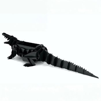 Timsah Şeklinde Mangal, Kömürlü Barbekü, Metal Timsah Mangal - Görsel 2
