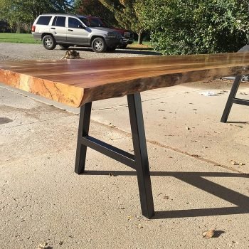 A Masa Ayağı Metal Masa Ayakları Siyah 70 cm - Görsel 5