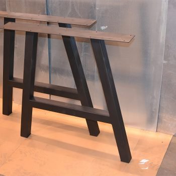 A Masa Ayağı Metal Masa Ayakları Siyah 70 cm - Görsel 3