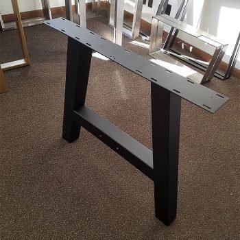 A Masa Ayağı Metal Masa Ayakları Siyah 70 cm - Görsel 2