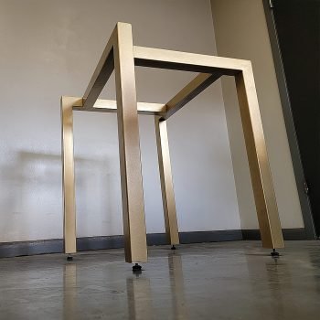 Kare Masa Ayağı Metal Dekoratif Mutfak Masası Ayakları - Görsel 6