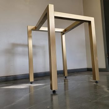 Kare Masa Ayağı Metal Dekoratif Mutfak Masası Ayakları - Görsel 3