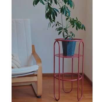 Kırmızı Retro Çiçek Standı Metal Çiçek Standı Fiyatı - Görsel 6