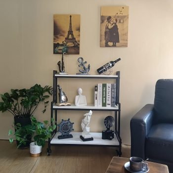 Dekoratif Metal Saksılık Metal Raf Düzenleyici Dekoratif Saksı Düzenleyici - Görsel 3