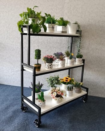Dekoratif Metal Saksılık Metal Raf Düzenleyici Dekoratif Saksı Düzenleyici